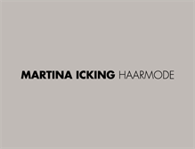 Tablet Screenshot of martina-icking.de